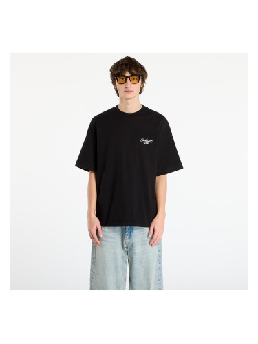 Тениска Carhartt WIP S/S Signature Script T-Shirt UNISEX Black/ White XS