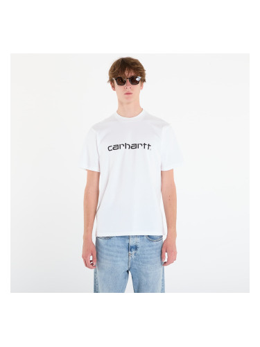Тениска Carhartt WIP S/S Script T-Shirt UNISEX White/ Black XS
