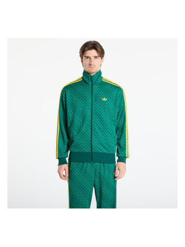 Суитшърт adidas Firebird Loose Monogram Track Top Collegiate Green L