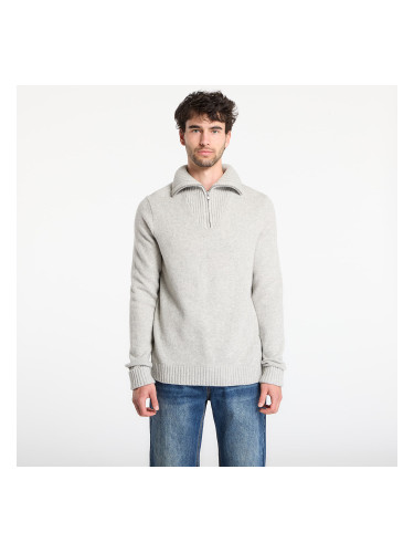 Пуловер GAP Cashsoft Quarterzip Sweater Light Heather Gray L