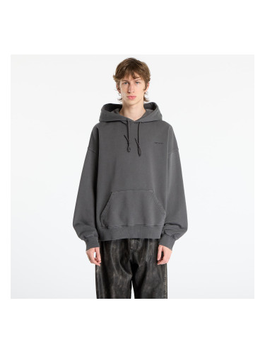Суитшърт Carhartt WIP Hooded Benton Sweat UNISEX Graphite Garment Dyed XS