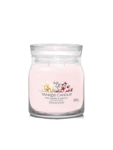 Yankee Candle Signature Medium Jar 2 Wicks Pink Cherry & Vanilla Universal