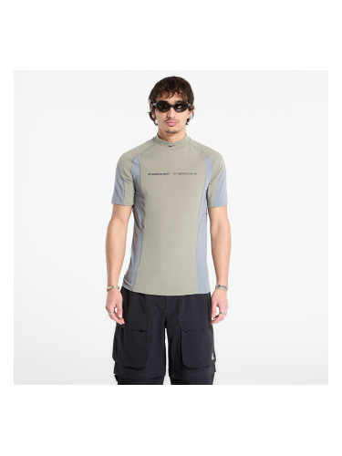 Тениска Nike Men's Dri-FIT Short-Sleeve Base Layer Light Army/ Cool Grey/ Cool Grey/ Black XS