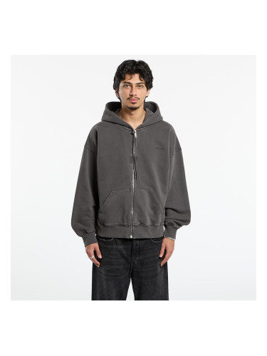 Суитшърт Carhartt WIP Hooded Benton Sweat Jacket UNISEX Graphite Garment Dyed S