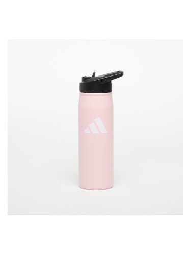 adidas Metal Water Bottle Straw 0.6 Liter Sandy Pink/ Black Universal