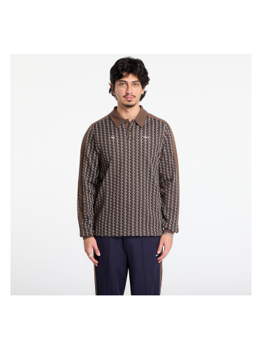 Тениска Puma x JJJJOUND T7 Longsleeve Polo Chocolate XS
