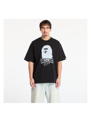Тениска A BATHING APE Hand Drawn Ape Head Relaxed Fit Tee Black XL