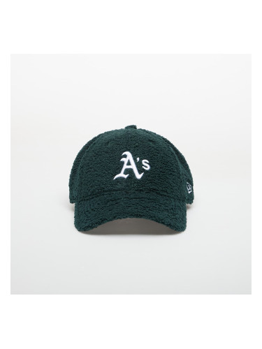 Шапка New Era 9FORTY MLB Oakland Athletics Winter Borg Dark Green/ Optic White Universal