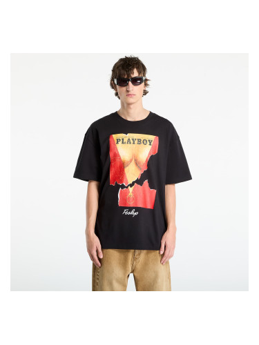 Тениска Playboy x FTSHP Cover Tee 1973/7 UNISEX Black XL