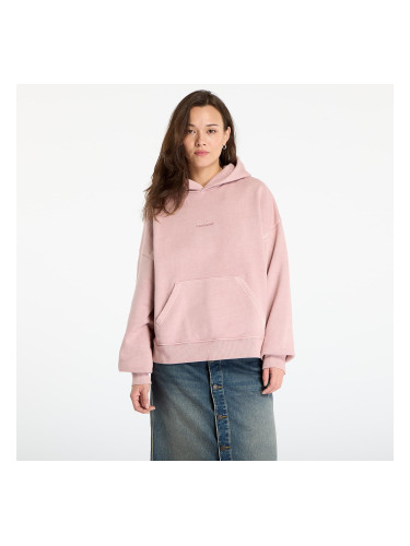 Суитшърт Carhartt WIP W' Hooded Benton Sweat Glassy Pink Garment Dyed M