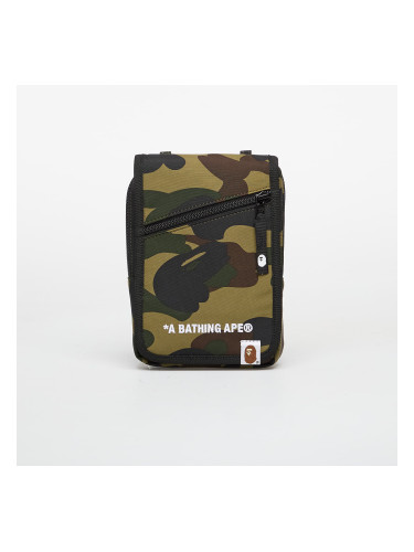 A BATHING APE 1St Camo Phone Bag Green Universal