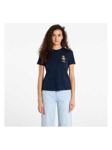 Тениска Tommy Hilfiger TH Crest Embroidery Crew Neck T-Shirt Blue L