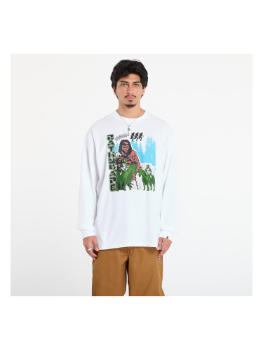 Тениска A BATHING APE Bape Graphic Relaxed Fit Ls Tee White L