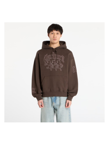Суитшърт Carhartt WIP Hooded Hackwork Sweat Vitola/ Glassy Pink L