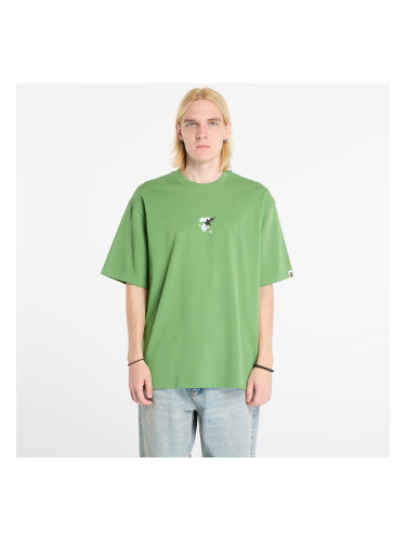 Тениска A BATHING APE Bape Sta Ape Face Relaxed Fit Tee Green L