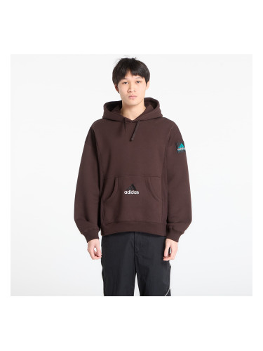 Суитшърт adidas Equipment Ribbed Hoodie Aurora Coffee L