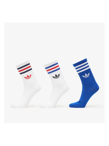 Чорапи adidas 3S Crew S 3P White/ White/ Core Royal L