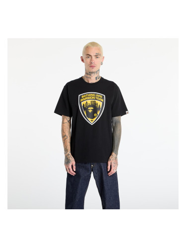 Тениска A BATHING APE Security Emblem Tee UNISEX Black L