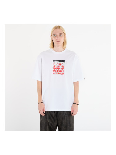 Тениска A BATHING APE Bape Sticker Graphic Relaxed Fit Tee White L