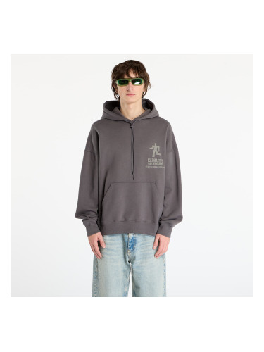 Суитшърт Carhartt WIP Hooded Distance Sweat Graphite Stone Dyed XS