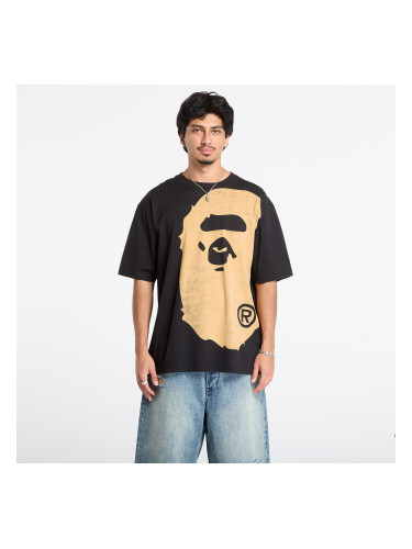 Тениска A BATHING APE Bleached Big Ape Head Relaxed Fit Tee Black L