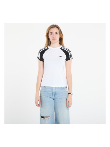 Тениска adidas Sst T-Shirt White/ Black/ White L
