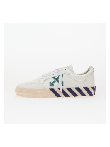 Сникърси Off-White Low Vulcanized Leather White/ Teal EUR 34