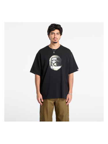 Тениска A BATHING APE Ape Head Relaxed Fit Tee Black S