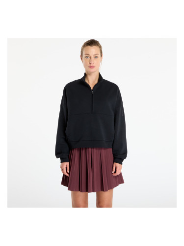 Суитшърт Nike 24.7 ImpossiblySoft Women's Dri-FIT Oversized 1/2-Zip Top Black/ Dk Smoke Grey L