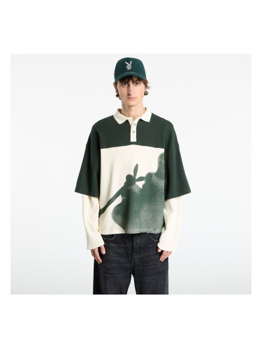 Тениска Playboy x FTSHP Double Sleeve Polo UNISEX Green XXL