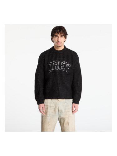 Пуловер OBEY Collegiate Sweater Black Multi L