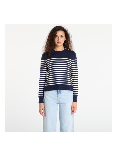 Пуловер Tommy Hilfiger Co Jersey Mid Gg Ls Gold Btn Swt Navy/ White M