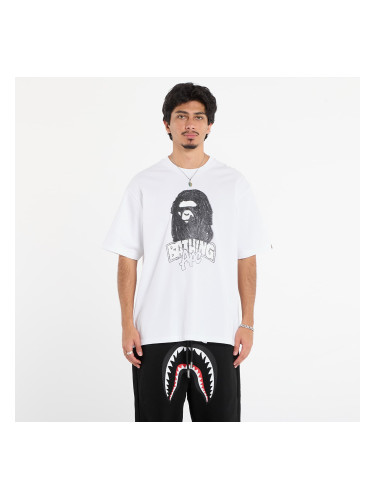 Тениска A BATHING APE Hand Drawn Ape Head Relaxed Fit Tee White L