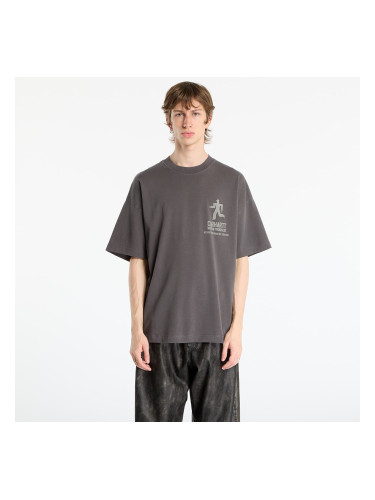 Тениска Carhartt WIP S/S Distance T-Shirt UNISEX Graphite Stone Dyed XS