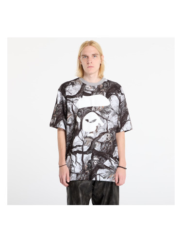 Тениска A BATHING APE Tree Edge Camo Ape Face Relaxed Fit Tee UNISEX White L