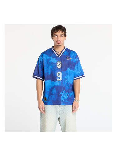 Тениска Off-White World Paint Soccer S/S Tee Nautical Blue L