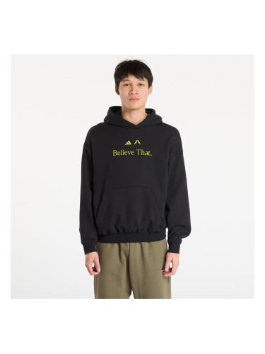 Суитшърт adidas x Anthony Edwards Hoody Black/ Preloved Lime L