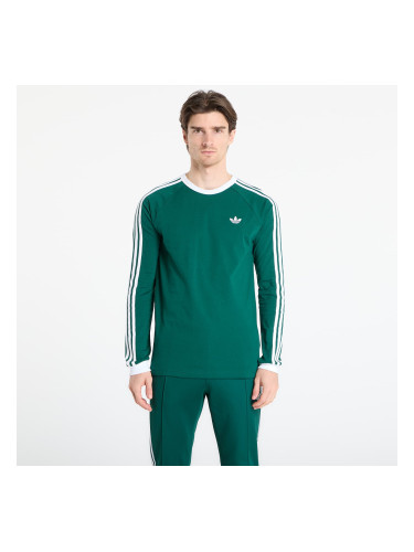 Тениска adidas 3-Stripes Long-Sleeve Top Long-Sleeve Top Collegiate Green M