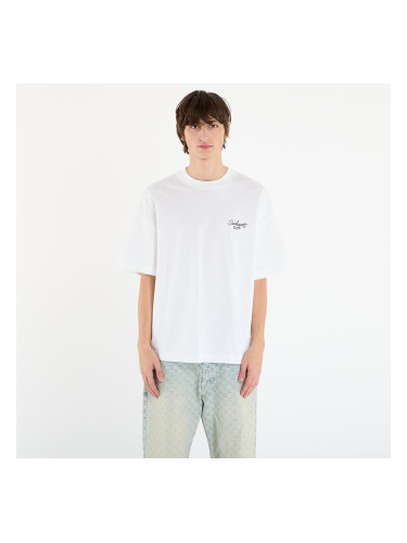 Тениска Carhartt WIP S/S Signature Script T-Shirt White/ Black S