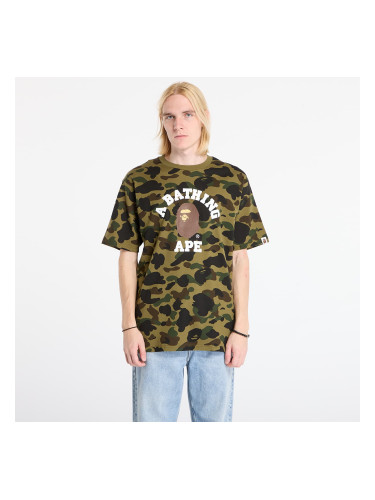 Тениска A BATHING APE 1St Camo College Tee UNISEX Green L