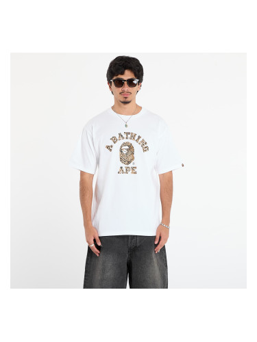 Тениска A BATHING APE Wild Leopard Pattern College Tee Wha L