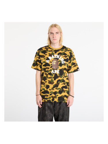 Тениска A BATHING APE 1St Camo College Tee UNISEX Yellow M