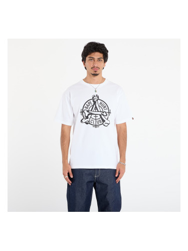 Тениска A BATHING APE Bape Hunt Club Tee White L