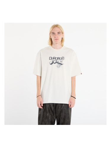 Тениска A BATHING APE Graffiti Bape Logo Relaxed Fit Tee 1 Ivory XL