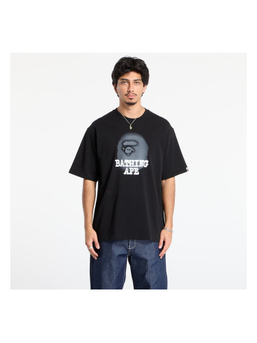 Тениска A BATHING APE Bathing Ape Logo Relaxed Fit Tee Black S