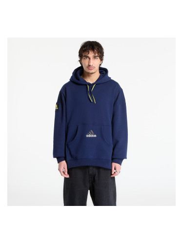 Суитшърт adidas Equipment Ribbed Hoodie Night Indigo L