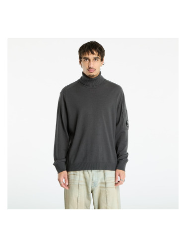 Пуловер C.P. Company Extrafine Merino Wool Turtleneck Sweater Dark Shadow Grey M