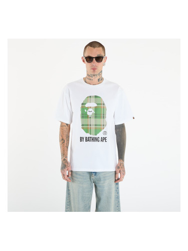 Тениска A BATHING APE Bape Check By Bathing Ape Tee UNISEX White/ Gr L