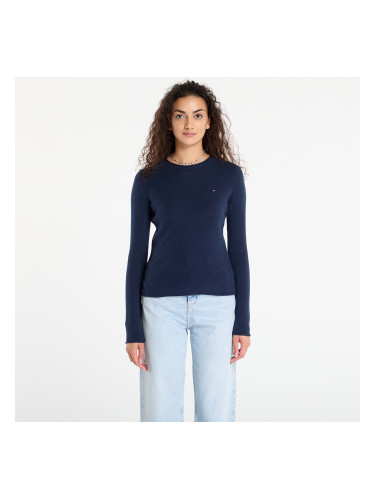 Пуловер Tommy Hilfiger Soft Wool C-Nk Ls Sweater Blue L