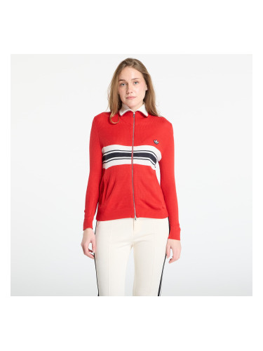 Суитшърт adidas x Wales Bonner W Knit Track Top Better Scarlet L